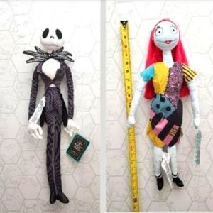 New the Nightmare before Christmas original Disney storeplush toy lot of 2